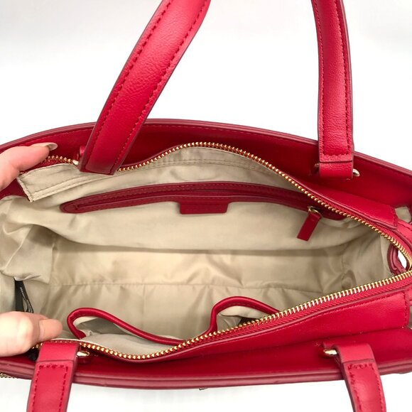 I.N.C. International Concepts Red Pepper Emiliee Medium Satchel Bag - NWT - Picture 10 of 11